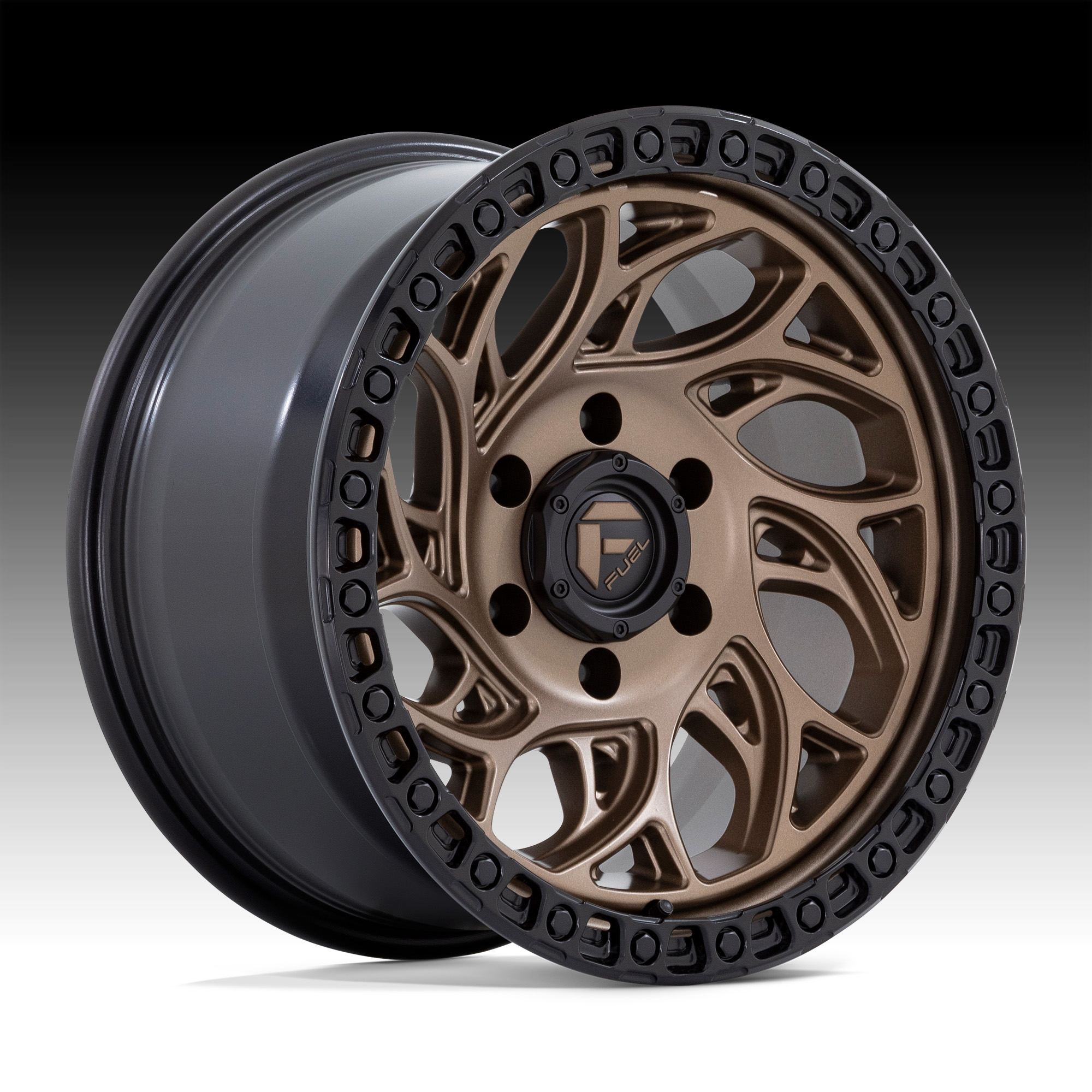 Fuel Runner Or D841 Matte Bronze Custom Truck Wheels D841 Runner Or Fuel 1pc Custom